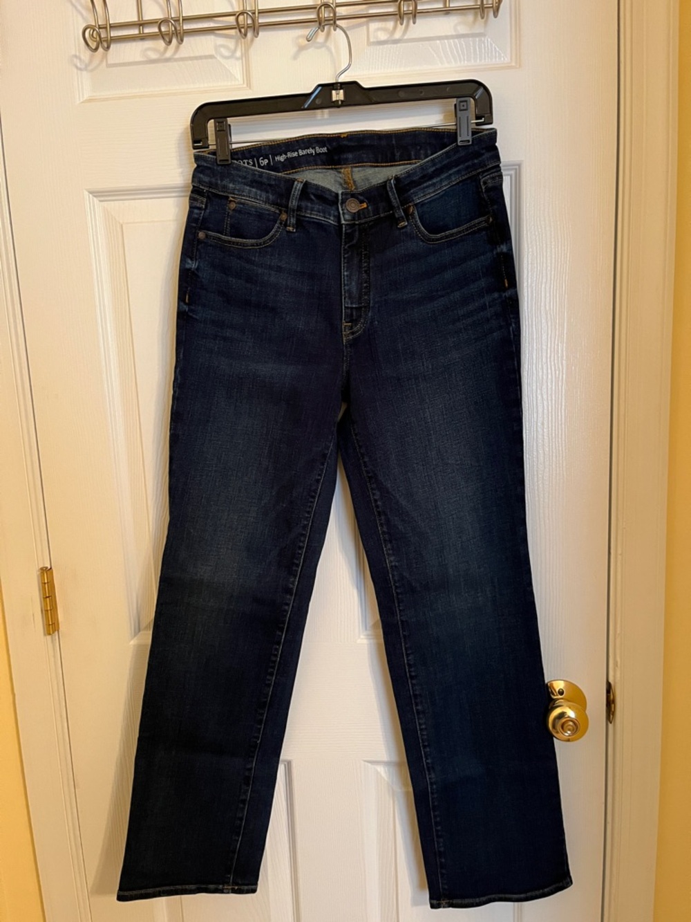 Talbots Dark Blue Straight-Leg Jeans